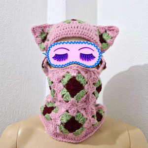 Crochet Justin Bieber's Cat Ear Balaclava/ski ma