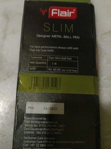 Flair Slim Designer Metal Ball Pen
