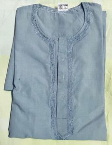 Men's Grey Kurta