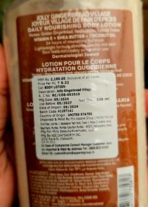Bath &amp; Body Works Jolly Gingerbread Village Lotion