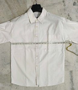 Men's Classic White Button-Down Shirt