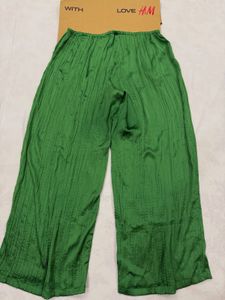 H&amp;M pull on wide trousers
