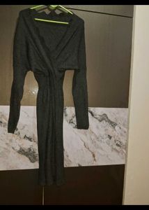 SaleElegant Grey Knit Dress