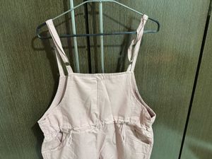 Pink Overalls Jumpsuit