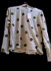 New H&amp;M Polka Dot Pajama Set