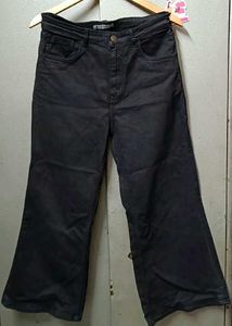 Combo Tank Top n Mast &amp; Harbour Black Wide Leg Jea