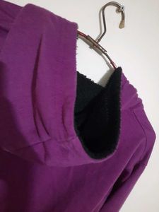 Purple 'Subway' Zip-Up Hoodie
