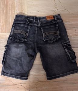 Vintage Cargo Denim Jorts with pockets