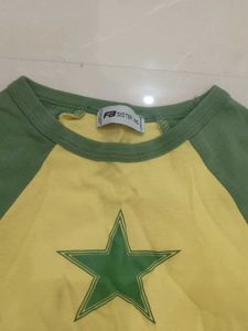 Yellow &amp; Green Star T-Shirt