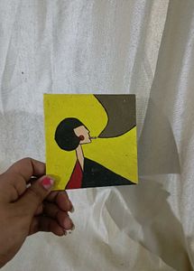 Smoking Lady Art