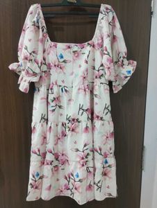 Floral Beautiful White Top