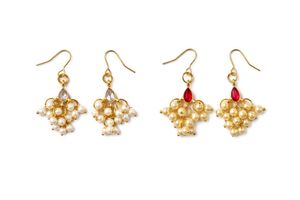 Exquisite Pearl &amp; Gemstone Earrings