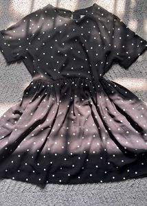 Polka Dot Fit &amp; Flare Dress