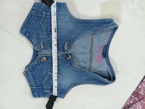 Kids Denim Vest