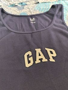GAP Navy Ribbed Tank Top