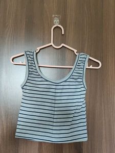 Striped Sleeveless Tank Top