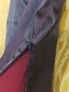 Satin Camisole Top (dark rose + burgundy colour)