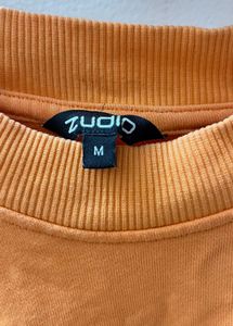 Orange "alluring" Graphic Sweatshirt