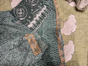 Green Salwar Kameez Suit Set