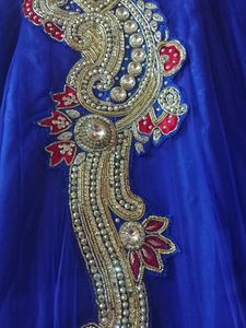 ❤️suit Long blue party wear ❤️ heavy work ❤️ anark
