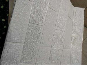 (Pack of 5) - 3D Brick Peel &amp; Stick Wall Panell