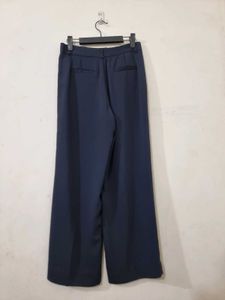 0015 Navy Blue Wide Leg Trousers (Imported)
