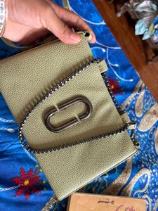 Chic Olive Green Crossbody Bag