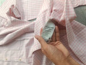 Men's Pink Checkered Casual Shirt