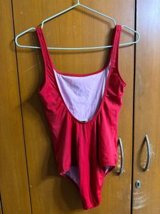 Classic Red One-Piece Swimsuit