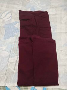 Maroon Collared Casual Shirt