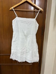 White Spaghetti Cami Top