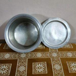 Small Aluminium Patila With Lid