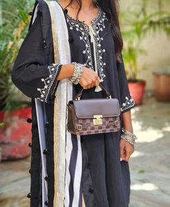 Black hand  Embroidered Kurta Set
