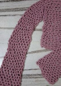 OFFER - 🌸pink Sheer Knit Cropped Top (Handmade)