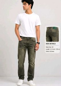 Urban United Olive Green Jeans