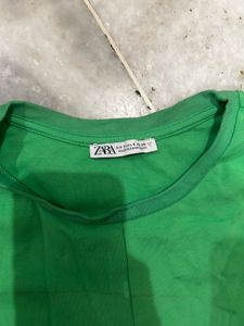 Vibrant Green Crew Neck T-Shirt