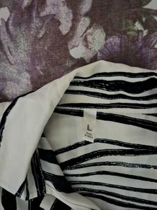 Stylish Zebra Print Button-Up Shirt