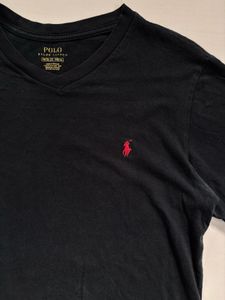 Ralph Lauren vintage Black V-Neck muscle Tee