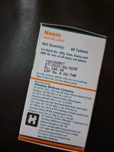 Himalaya Neem Skin Wellness Tablets