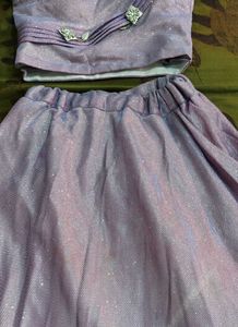 Sparkling Lilac Ethnic Gown
