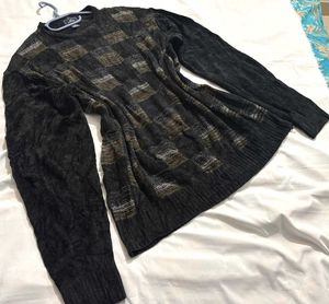 🎉🌷Buy1 Get1 Free🎉Textured Checkered Sweater