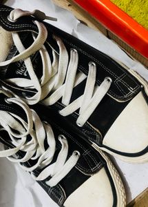 Classic Black &amp; White Sneakers