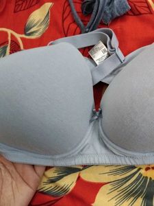 Comfortable Light Blue Bra