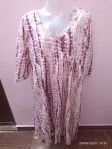 New Unused Xxl Avaasa Tie-Dye Print Kurta
