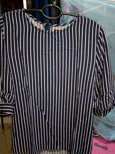 Striped Blouse - Navy &amp; White