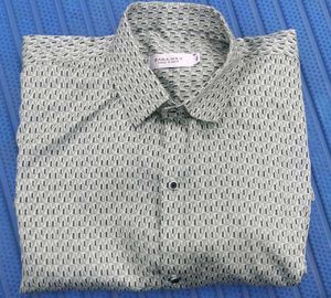 🗿🗺️OG Zara Man Geometric Print Shirt