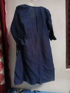 Blue Shrug With White Top