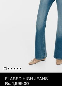 H&amp;M Blue Flare Jeans