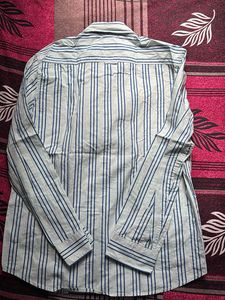 Bare Classic Striped Button-Up Shirt