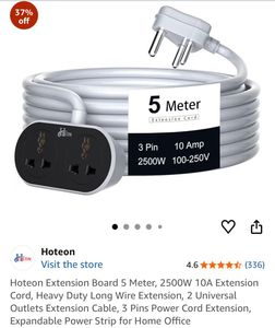 Extension Cord with Multiple Sockets